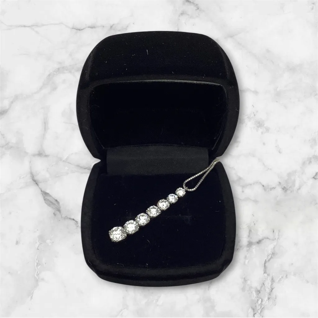 貴金属　Pt850 ダイヤモンド ネックレス D2.00ct
